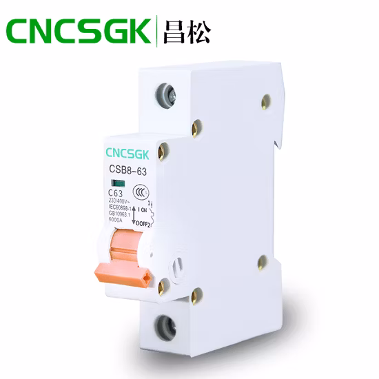 Новый Dz47 Electricity MCB C63 1p-4 полюса 6ka DC AC Миниатюрный автоматический выключатель
