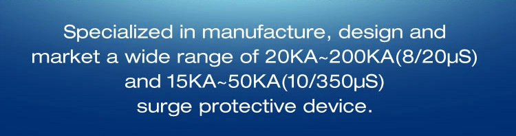 OEM Factory China Small Size New Limp 12.5ka Surge Arrester Narrow Size Surge Protective Device for Lighting System