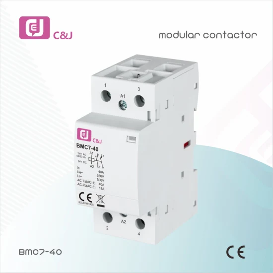 Производство поставки BMC7-63 4p 63A Бытовой контактор постоянного тока переменного тока Модульный контактор