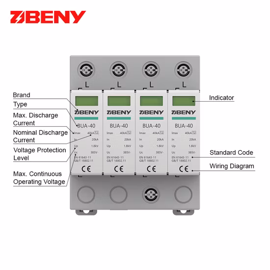Устройство защиты от перенапряжения переменного тока 690 В для фотоэлектрической солнечной системы
